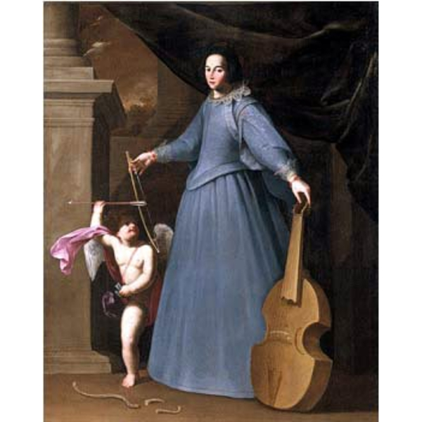 Fabio della Cornia. Portrait of Leonora Baroni